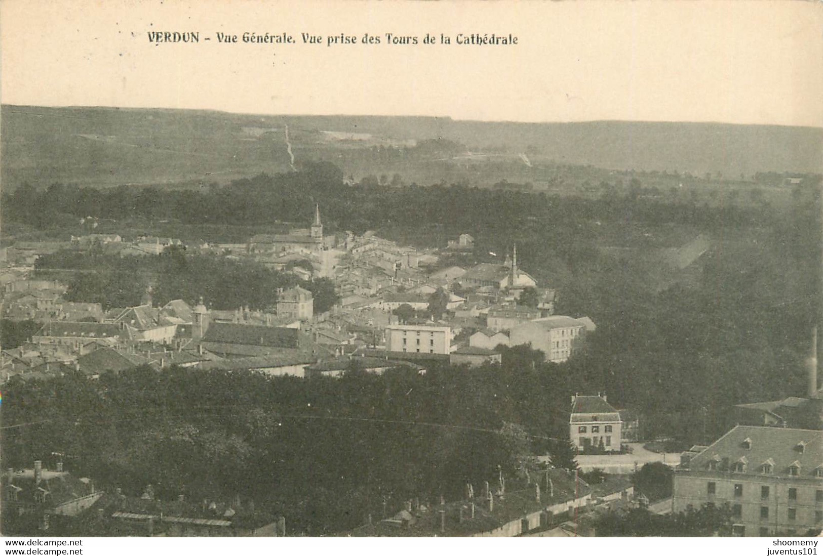 CPA Verdun-Vue Générale-Timbre     L1568 - Verdun