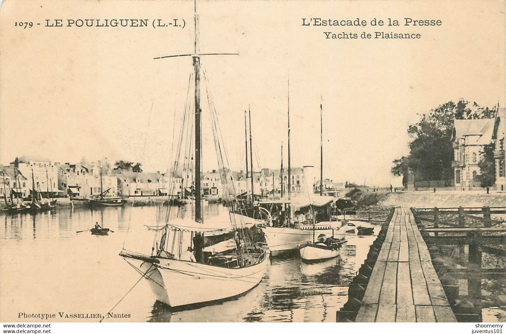 CPA Le Pouliguen-L'Estacade De La Presse-Yachts     L1560 - Le Pouliguen