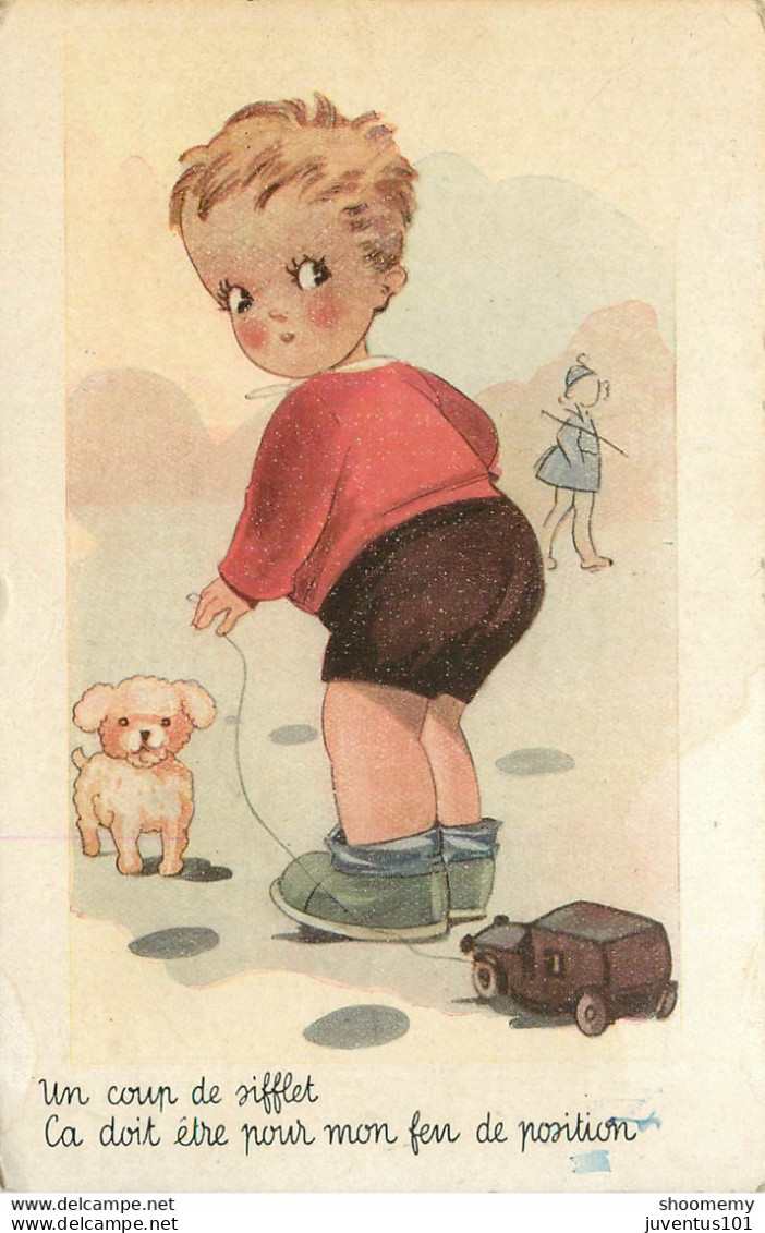 CPA Illustration-Coup De Sifflet-Timbre      L1552 - 1900-1949