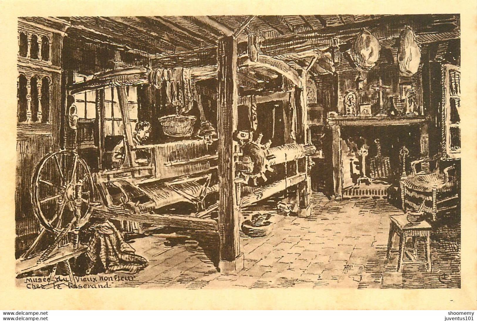 CPA Musée Du Vieux Honfleur-Chez Le Tisserand      L1550 - Honfleur