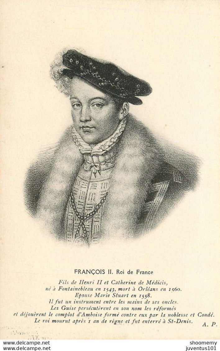 CPA François II-Roi De France        L1684 - Histoire