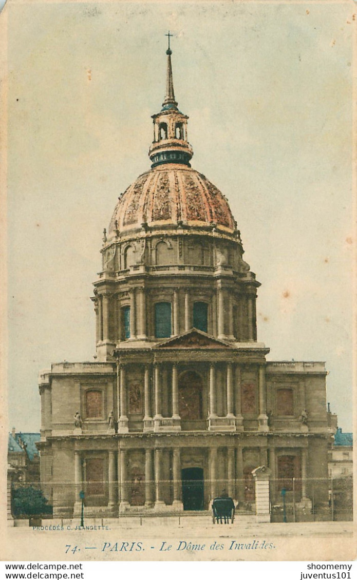 CPA Paris-Le Dôme Des Invalides-74-Timbre         L1684 - Sonstige Sehenswürdigkeiten