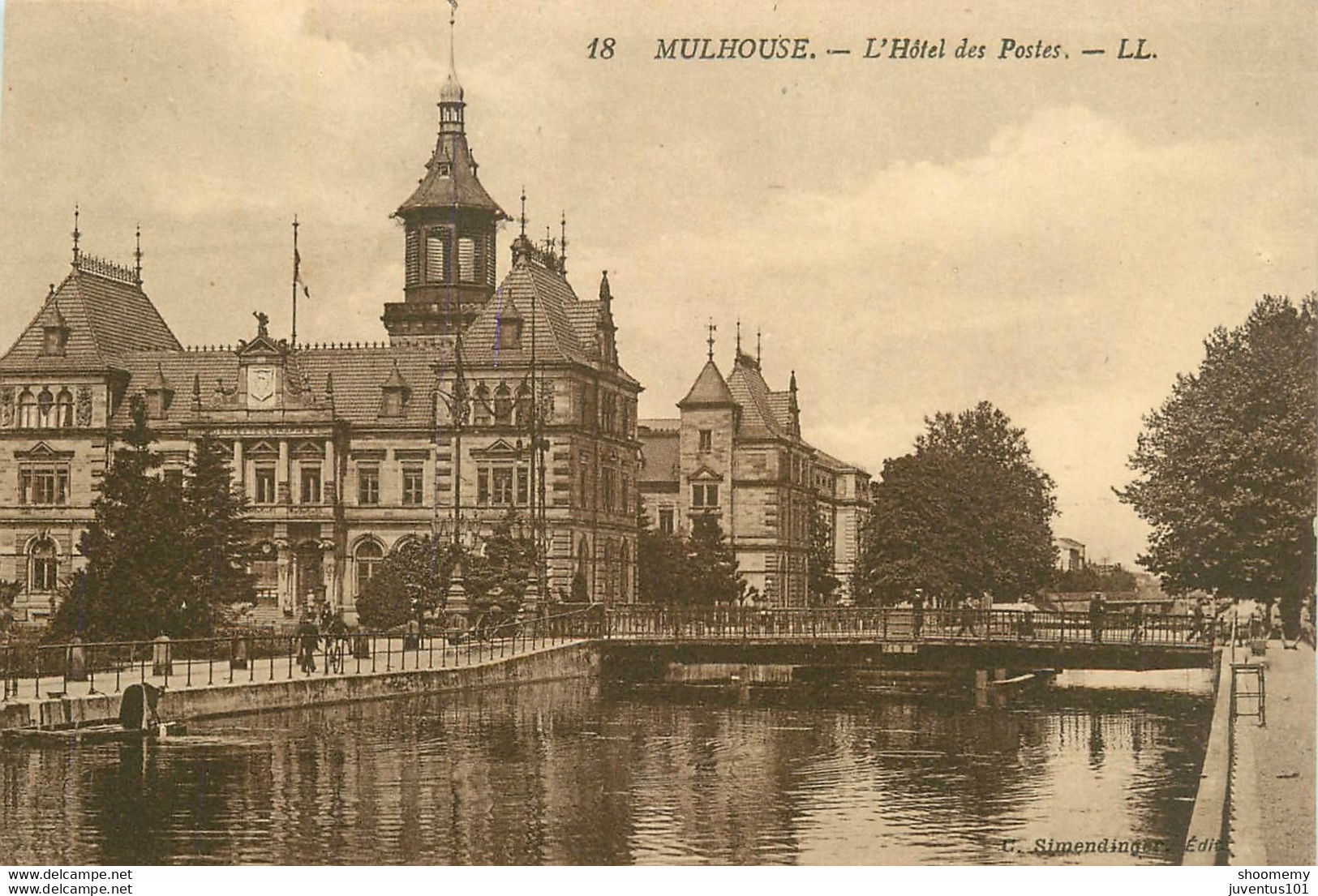 CPA Mulhouse-L'hôtel Des Postes-18     L1680 - Mulhouse