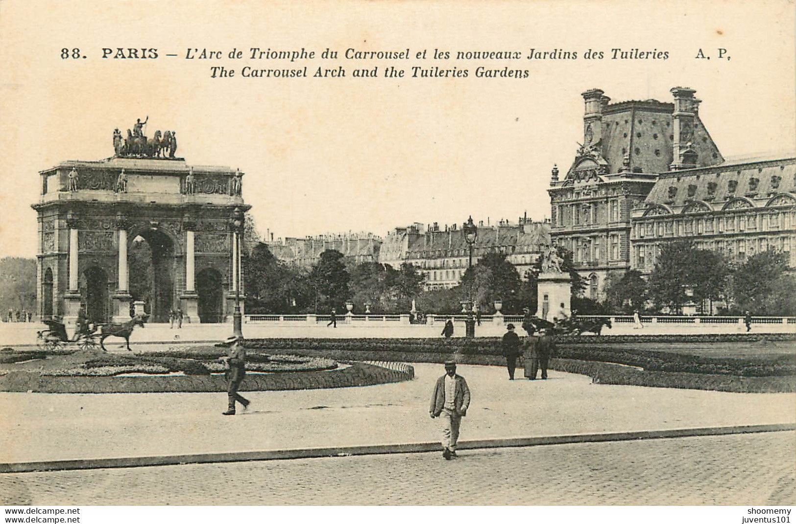 CPA Paris-L'Arc De Triomphe-88          L1677 - Triumphbogen