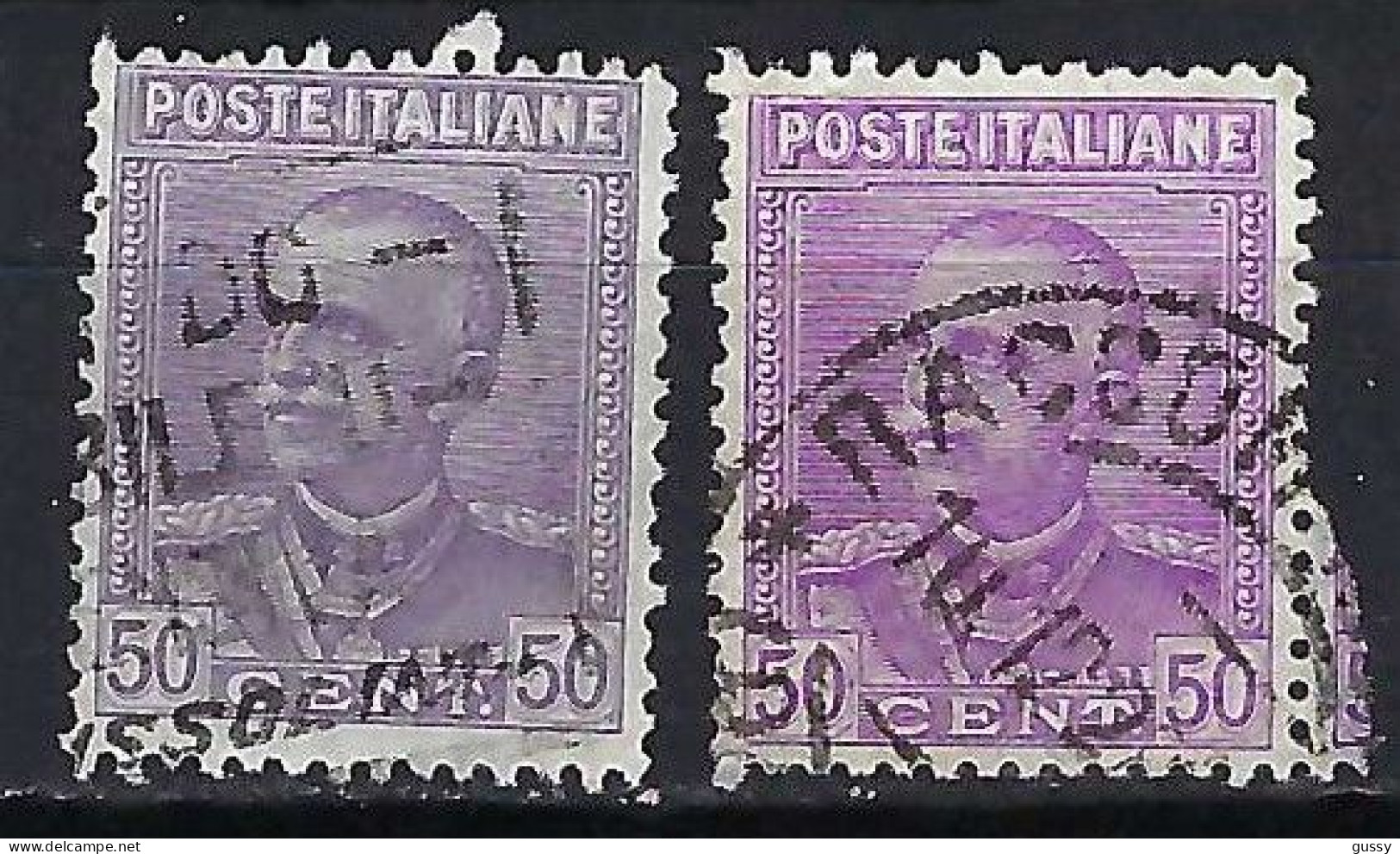 ITALIE Ca. 1927-29: 2x Le Y&T 207  Obl., 2 Nuances - Afgestempeld