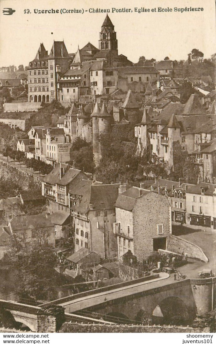 CPA Uzerche-Château Pontier-12-Timbre           L1662 - Uzerche