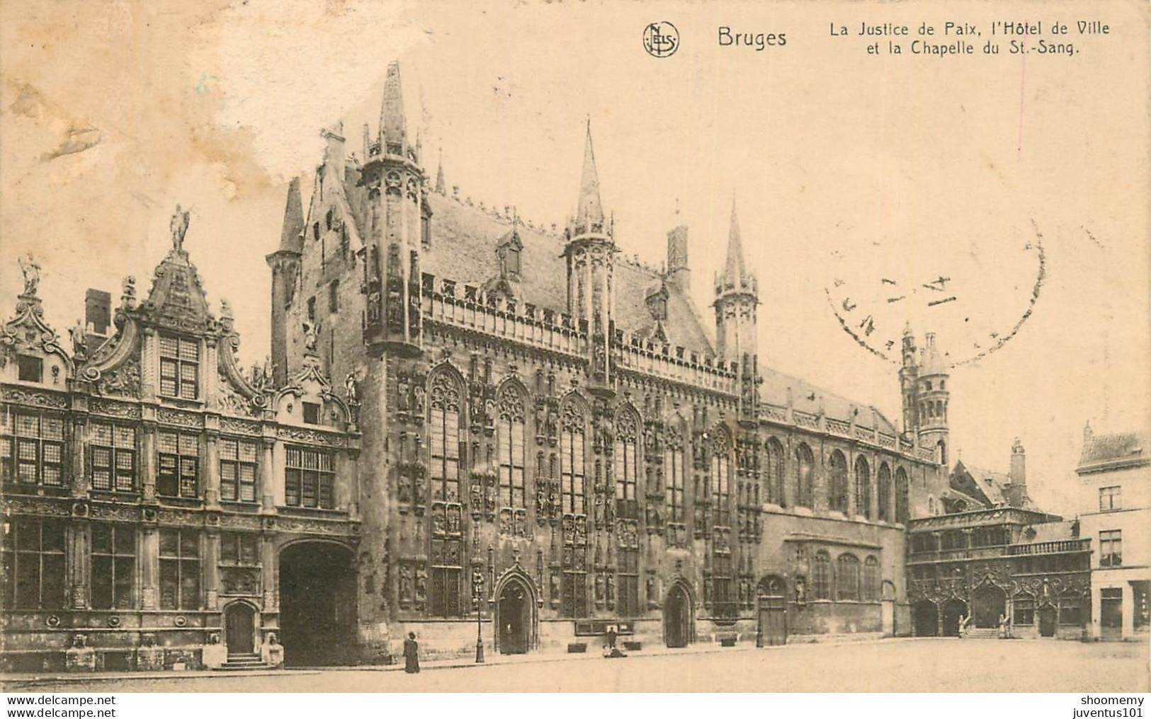 CPA Bruges-La Justice De Paix-Timbre           L1662 - Brugge