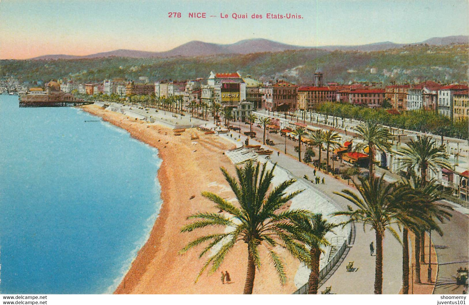 CPA Nice-Le Quai Des États Unis-278      L1653 - Panorama's