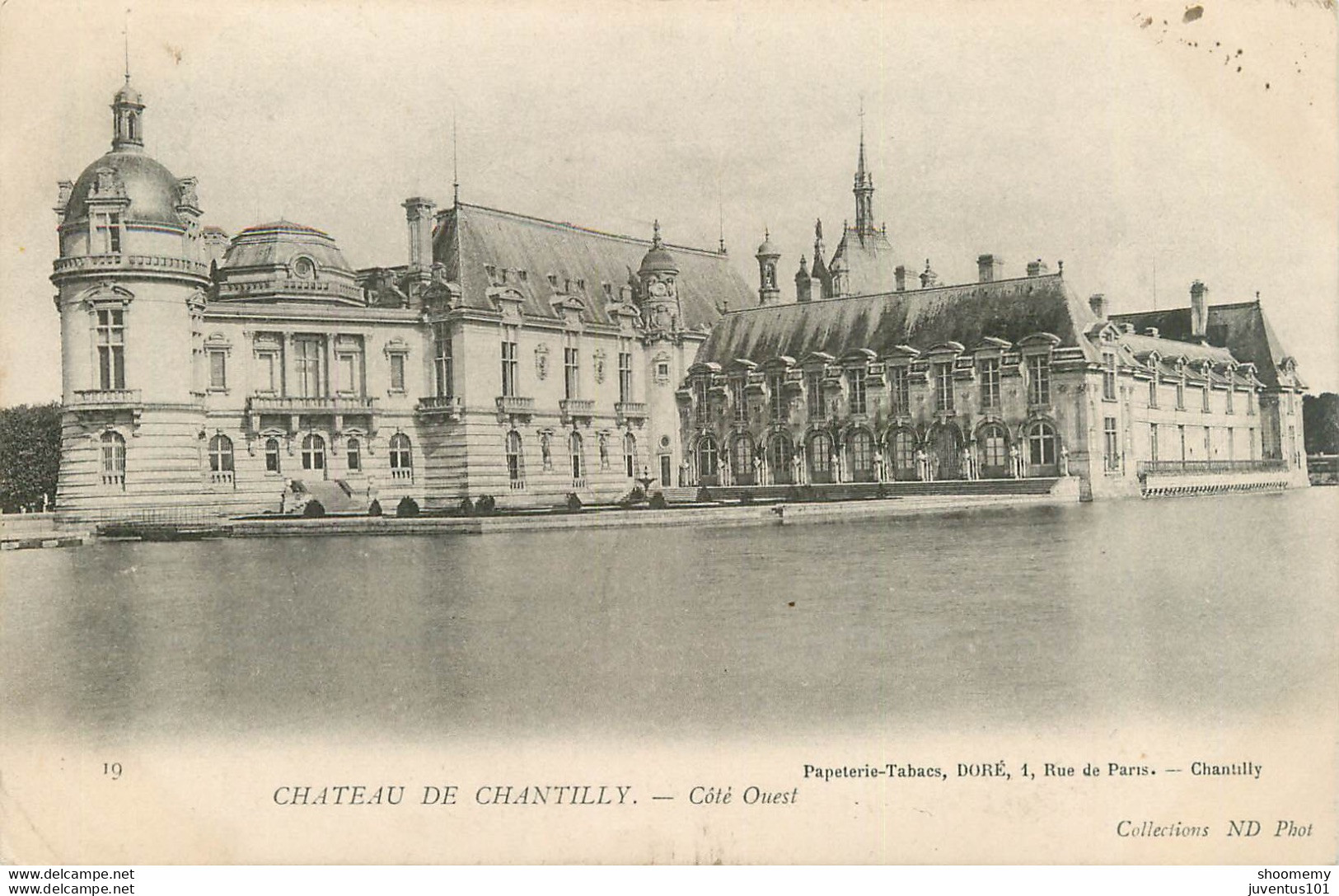 CPA Chateau De Chantilly-Côté Ouest-19-Timbre    L1652 - Chantilly