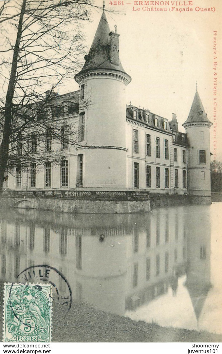 CPA Ermenonville-Le Château-4261-Timbre     L1762 - Ermenonville