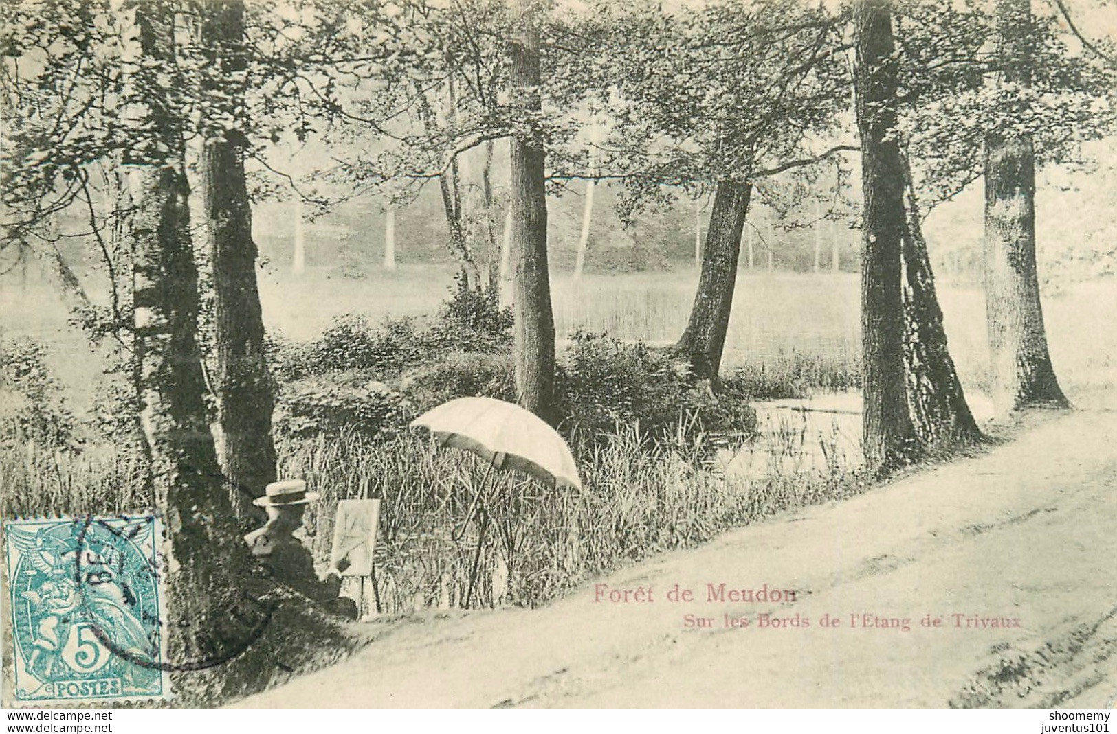 CPA Forêt De Meudon-Sur Les Bords De Trivaux-Timbre      L1760 - Meudon