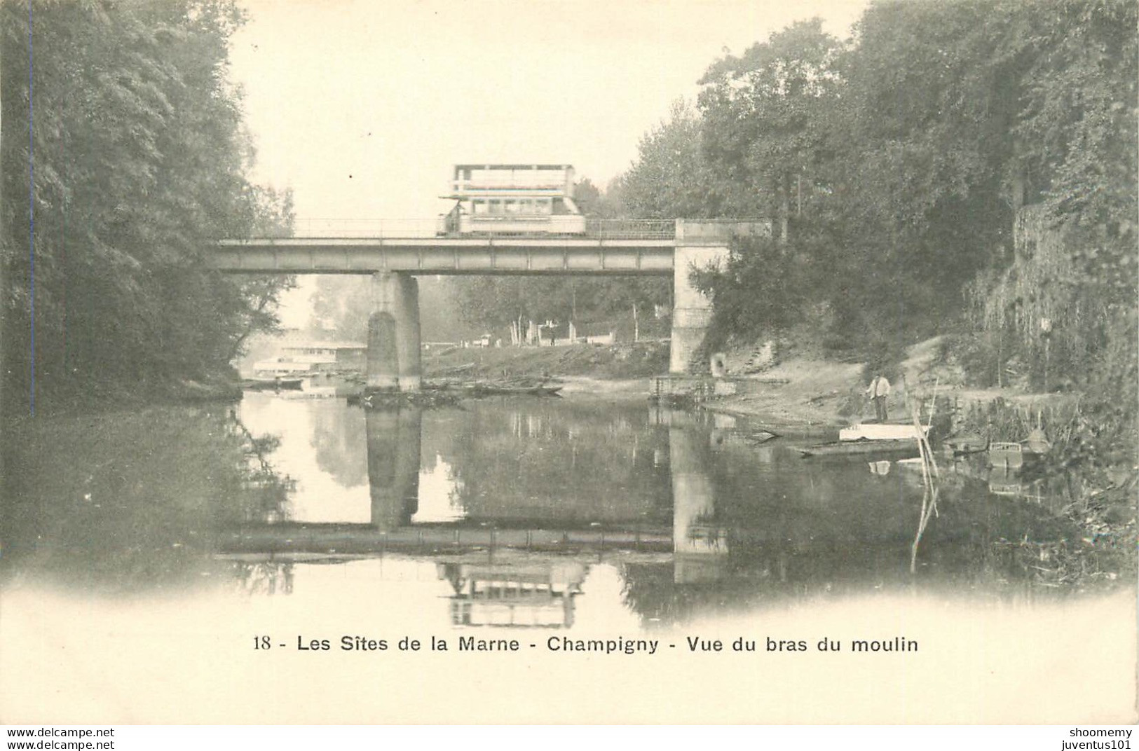 CPA Champigny-Vue Du Bras Du Moulin-18-Timbre      L1760 - Champigny Sur Marne