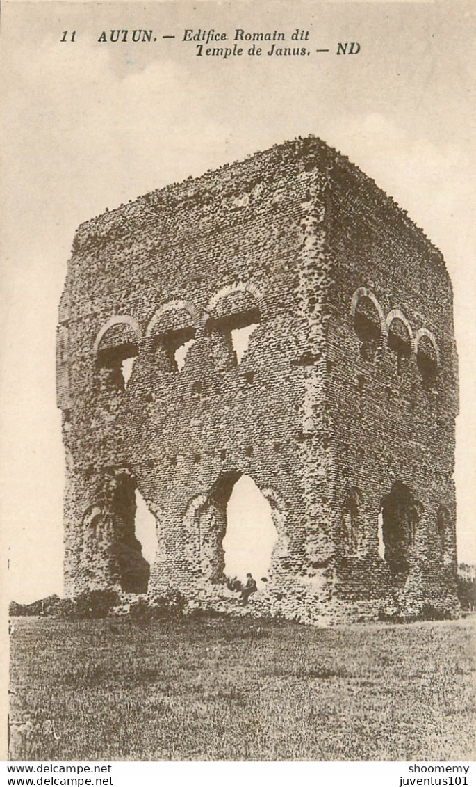 CPA Autun-Edifice Romain Dit Temple De Janus-11     L1753 - Autun