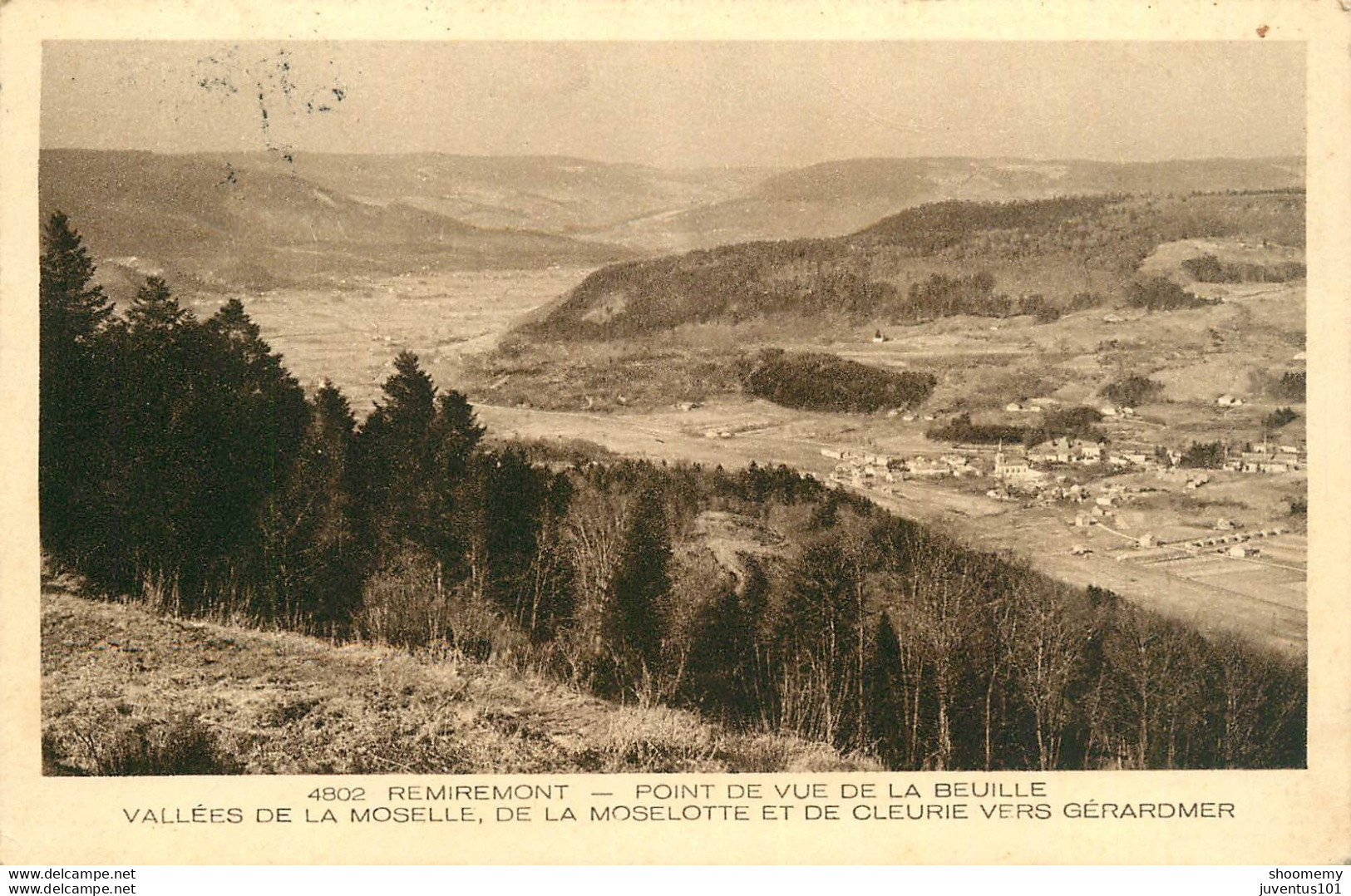 CPA Remiremont-Point De Vue De La Beuille-4802-Timbre       L1754 - Remiremont