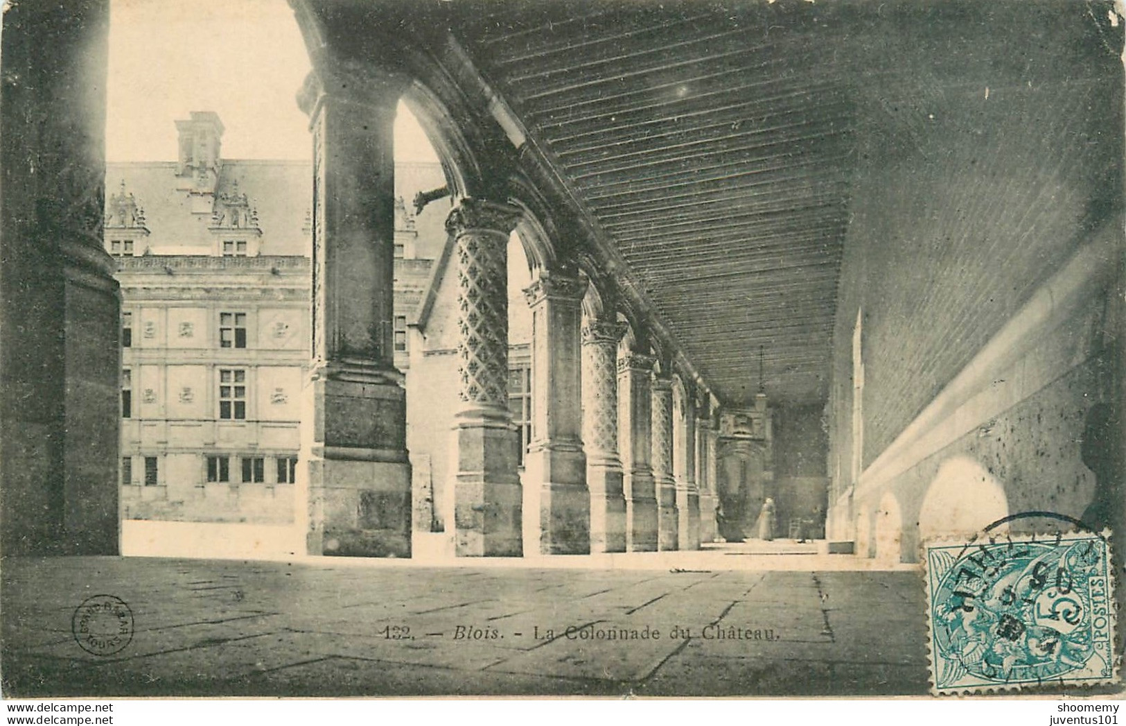 CPA Blois-La Colonnade Du Château-122-Timbre     L1753 - Blois