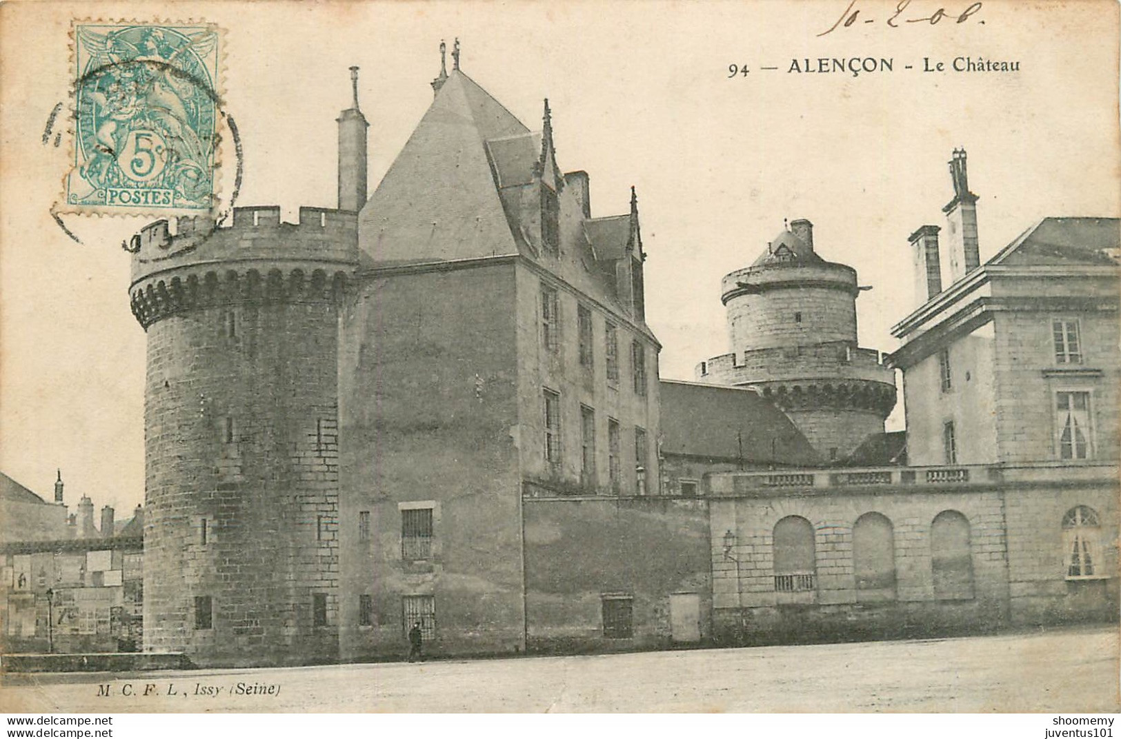 CPA Alençon-Le Château-94-Timbre      L1754 - Alencon