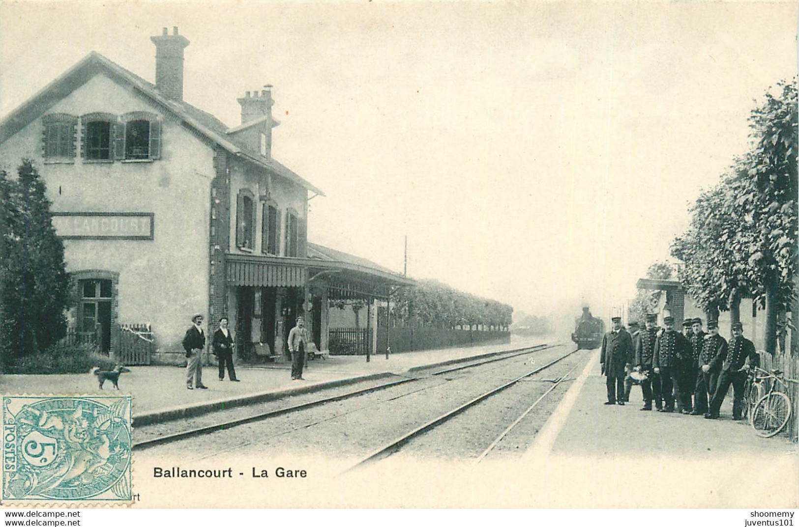 CPA Ballancourt-La Gare-Timbre      L1752 - Ballancourt Sur Essonne