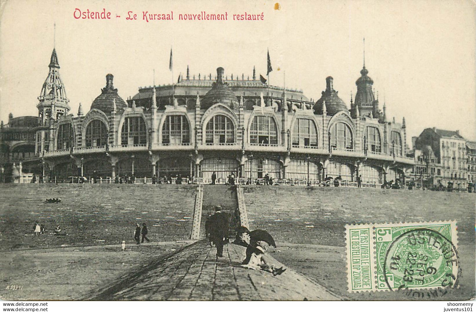 CPA Ostende-Le Kursaal-Timbre      L1746 - Oostende