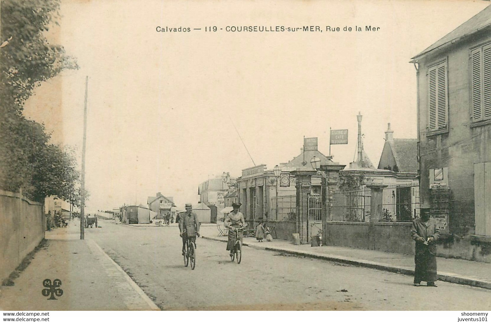 CPA Courseulles Sur Mer-Rue De La Mer-119    L1703 - Courseulles-sur-Mer