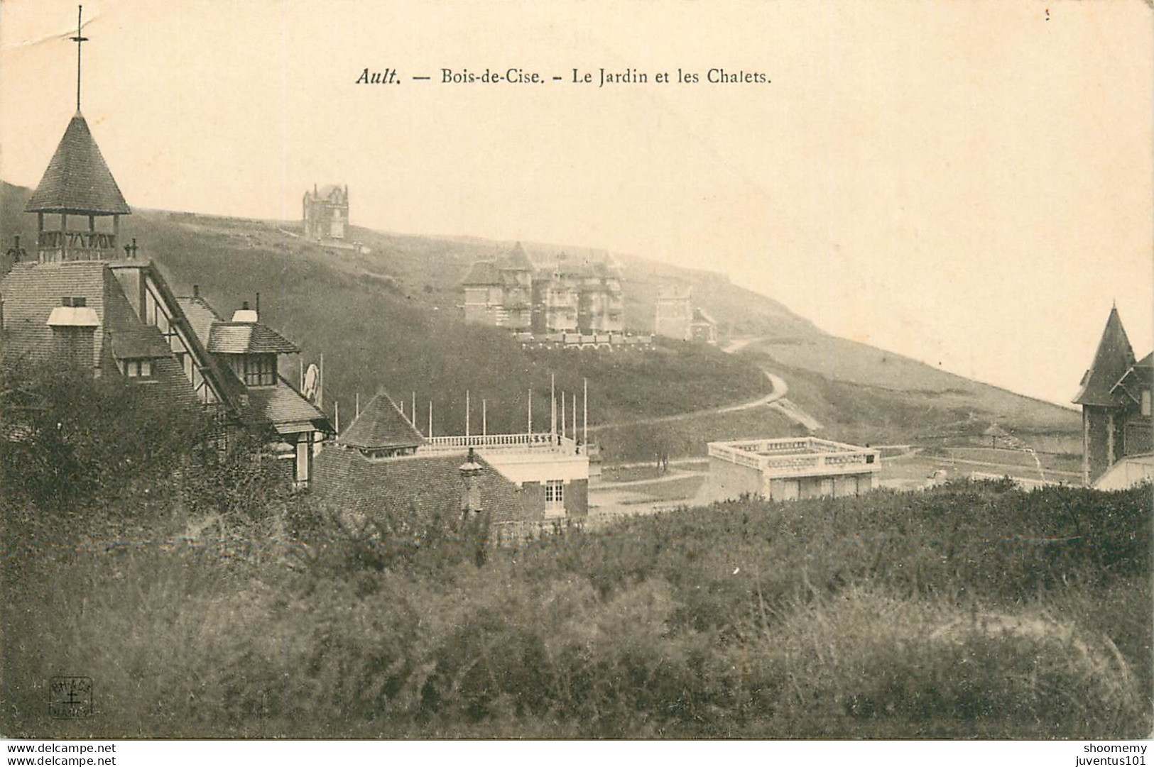 CPA Ault-Bois De Cise-Le Jardin Et Les Chalets    L1703 - Bois-de-Cise