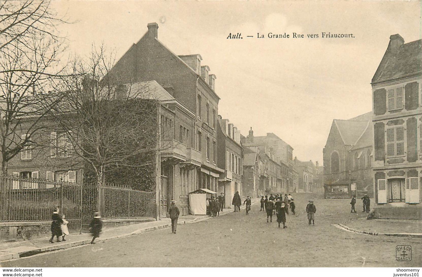 CPA Ault-La Grande Rue Vers Friaucourt       L1696 - Ault