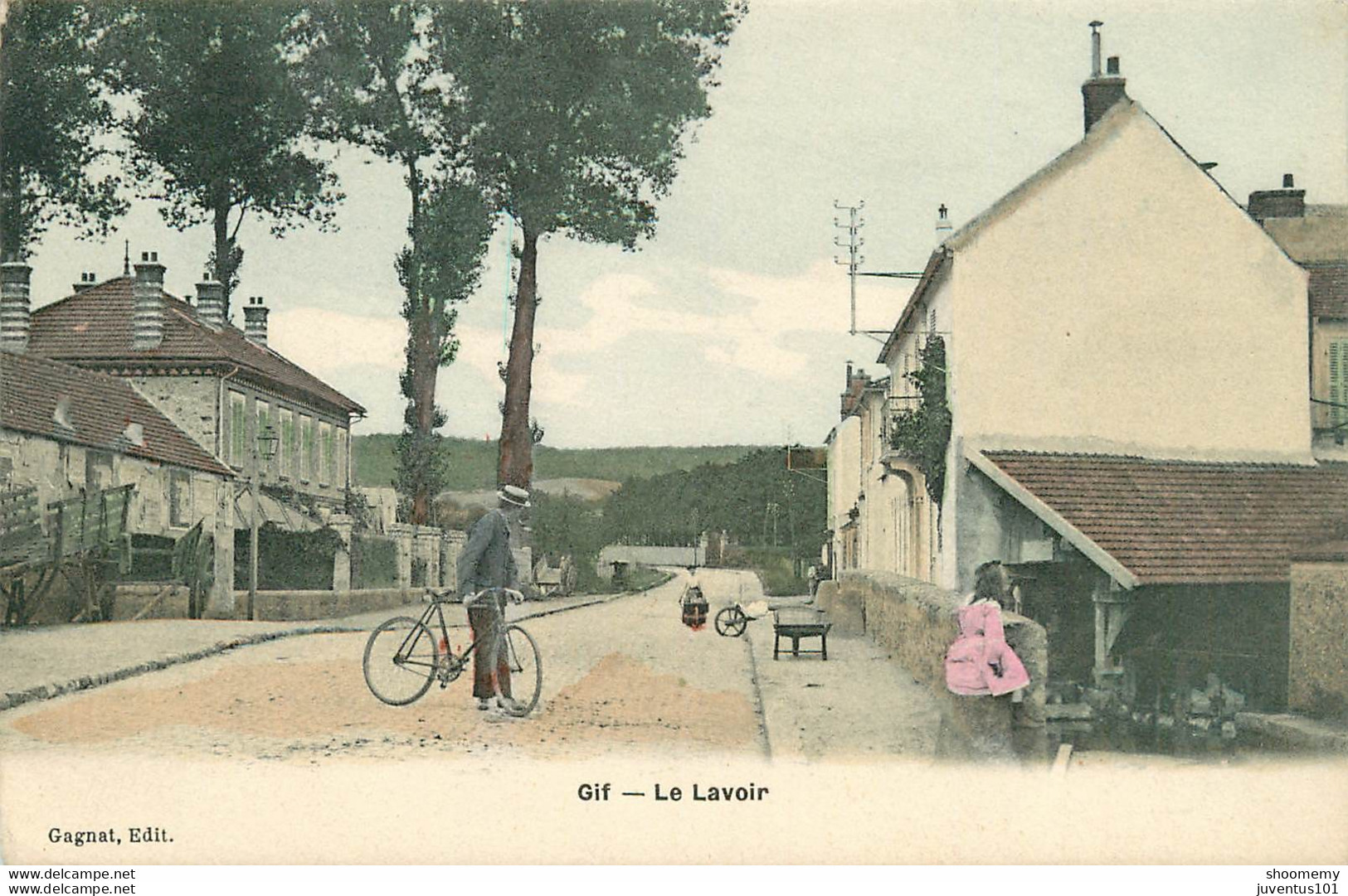 CPA Gif-Le Lavoir-Timbre       L1692 - Gif Sur Yvette