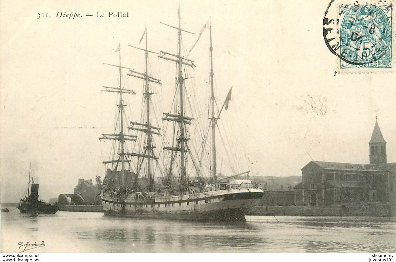 CPA Dieppe-Le Pollet-311-Timbre       L1821 - Dieppe