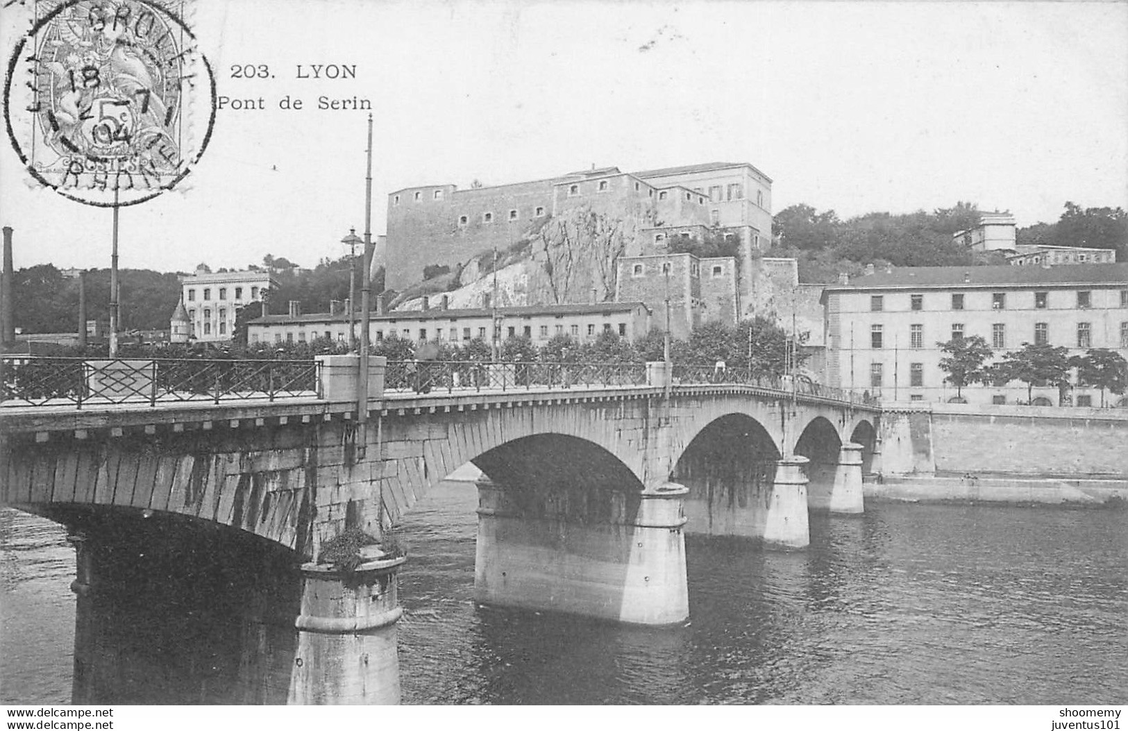 CPA Lyon-Pont De Serin-203-Timbre    L1822 - Autres & Non Classés