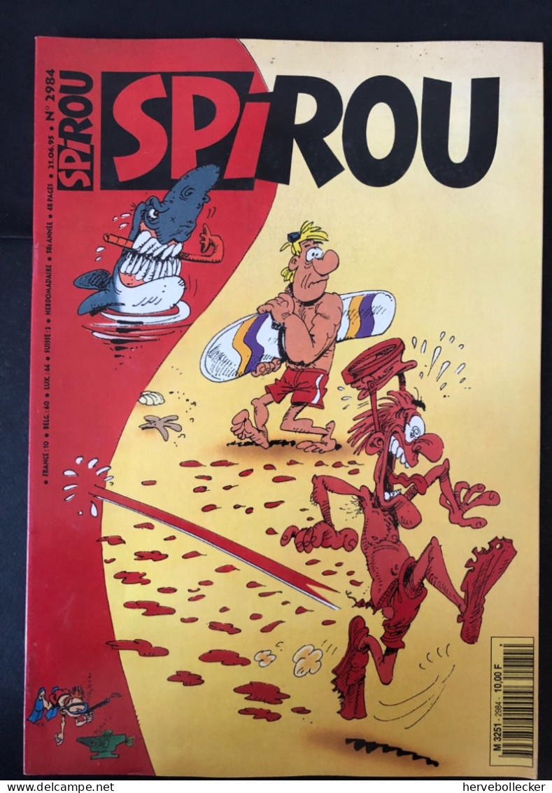 Spirou Hebdomadaire N° 2984 -1995 - Spirou Magazine