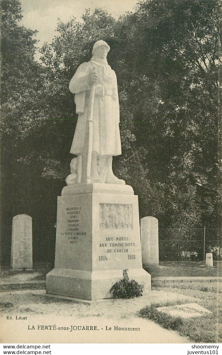 CPA La Ferté Sous Jouarre-Le Monument     L1807 - La Ferte Sous Jouarre