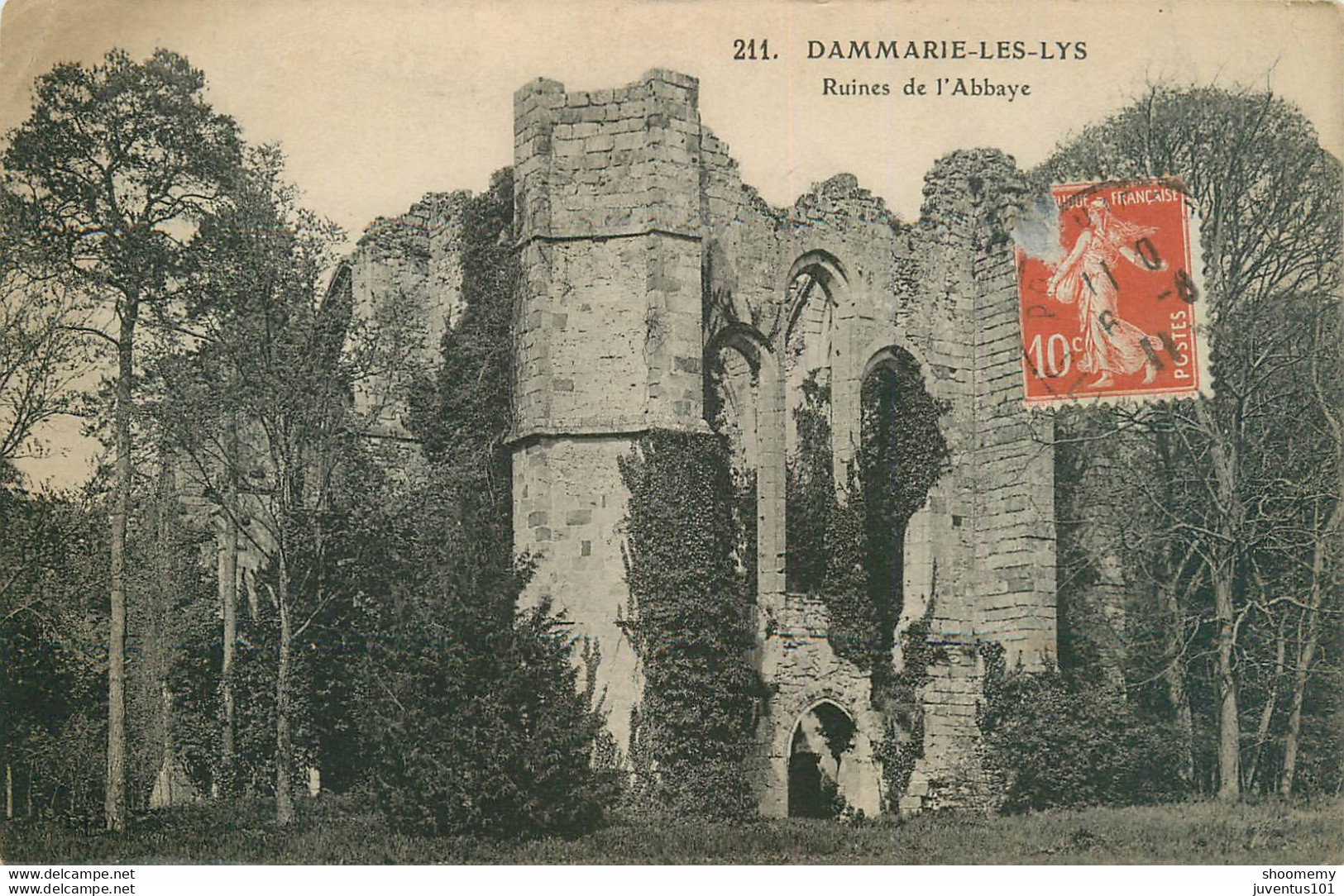 CPA Dammarie Les Lys-Ruines De L'abbaye-211-Timbre     L1807 - Dammarie Les Lys