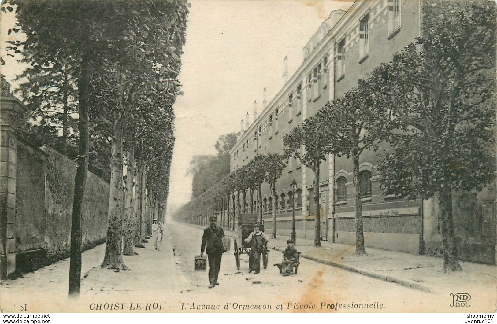 CPA Choisy Le Roi-Avenue D'Ormesson Et L'école Professionnelle     L1804 - Choisy Le Roi