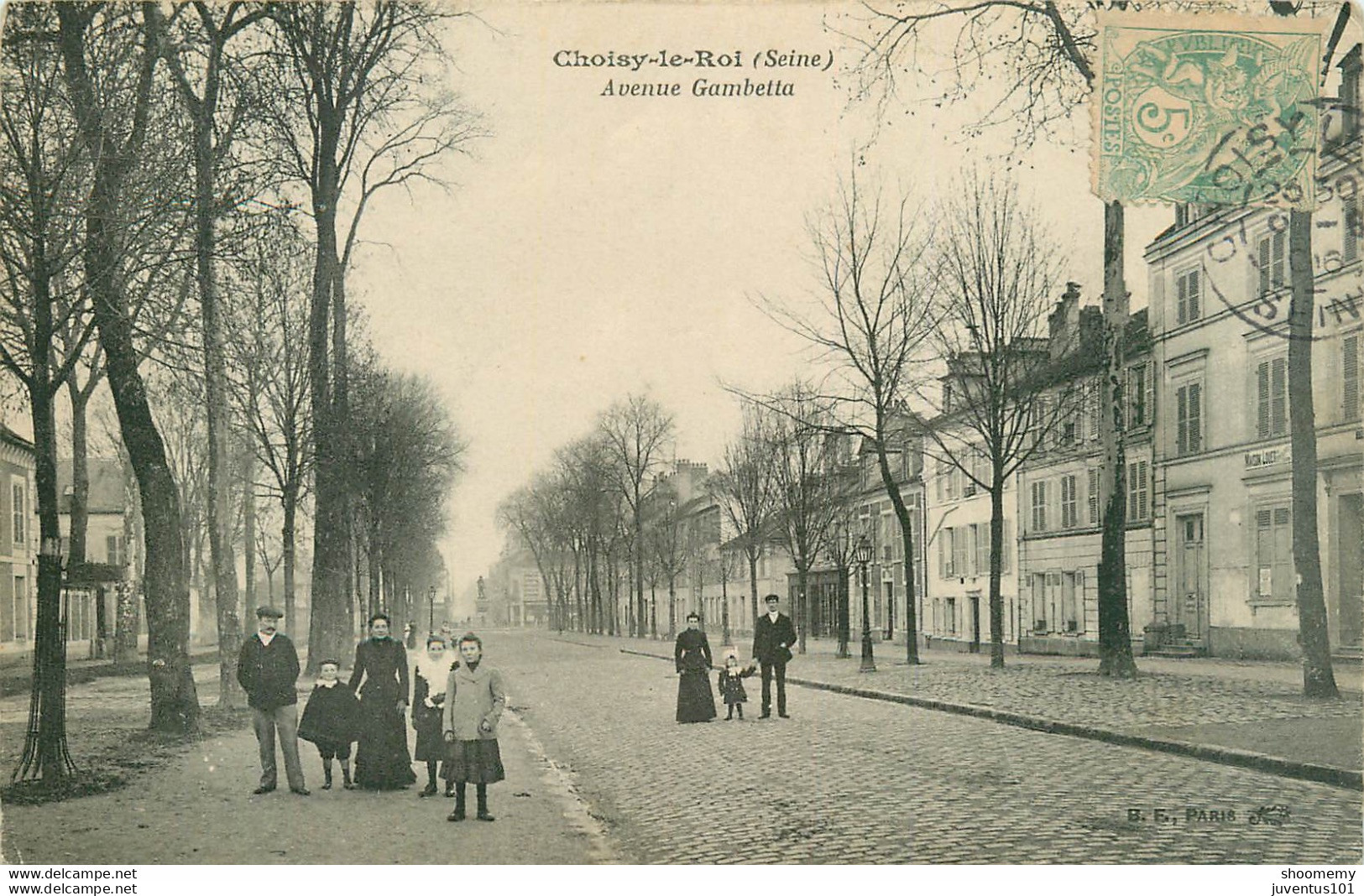 CPA Choisy Le Roi-Avenue Gambetta-Timbre     L1804 - Choisy Le Roi