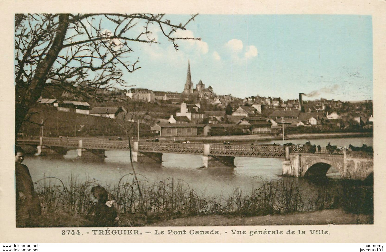 CPA Tréguier-Le Pont Canada-Vue Générale De La Ville-3744      L1802 - Tréguier