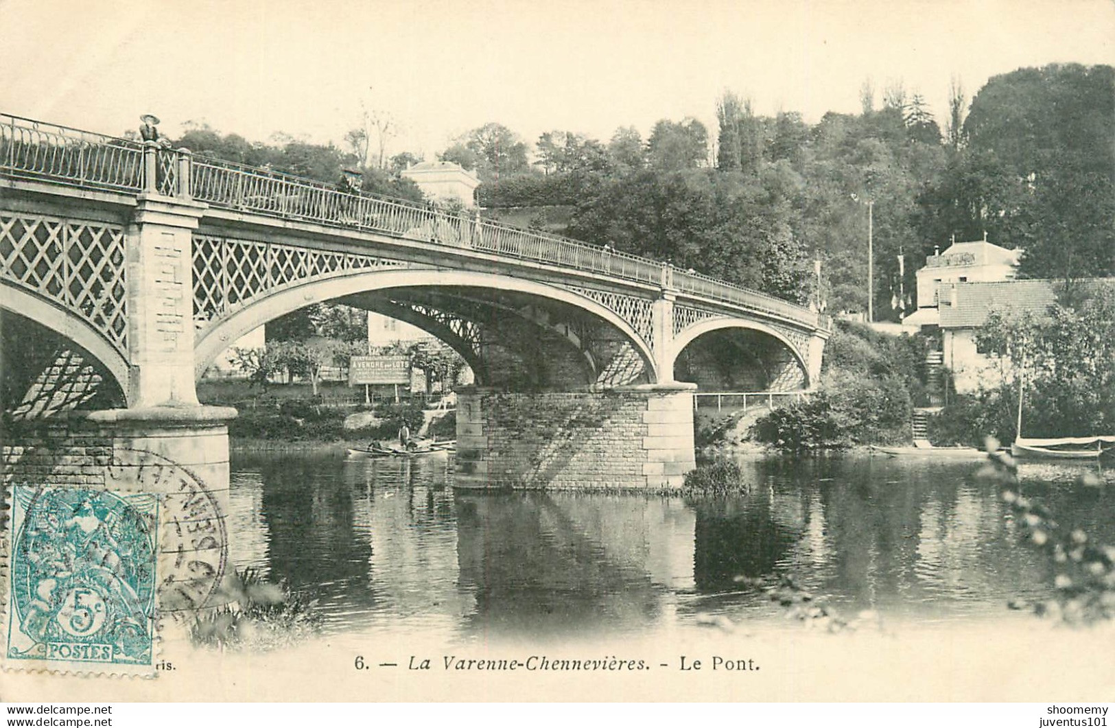 CPA La Varenne-Chennevières-Le Pont-6-Timbre     L1797 - Chennevieres Sur Marne