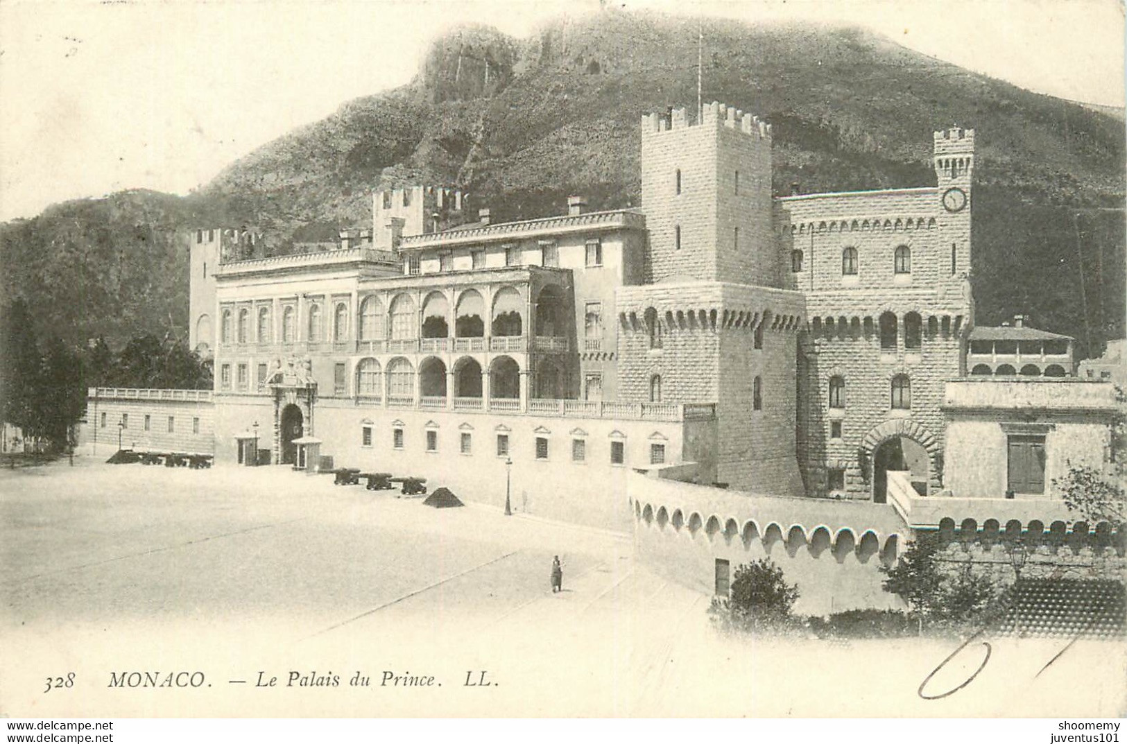 CPA Monaco-Le Palais Du Prince-328-Timbre       L1796 - Prinselijk Paleis