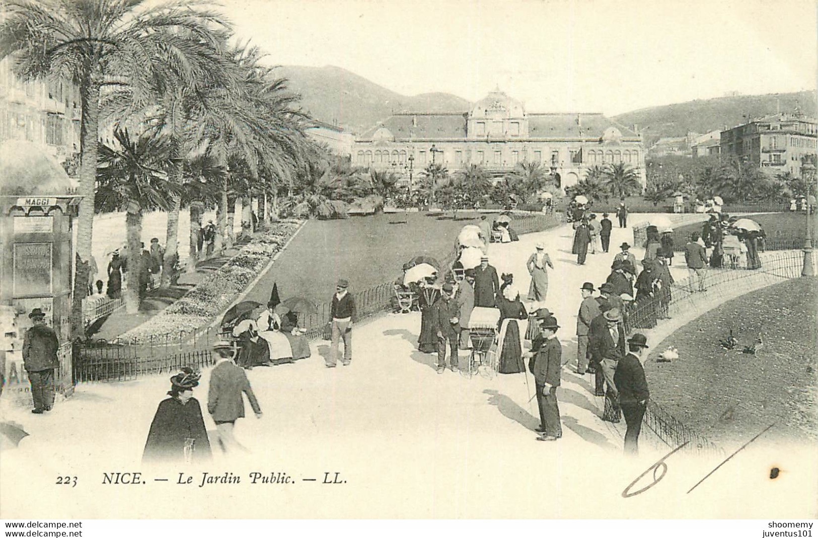 CPA Nice-Le Jardin Public-223-Timbre       L1796 - Parchi E Giardini