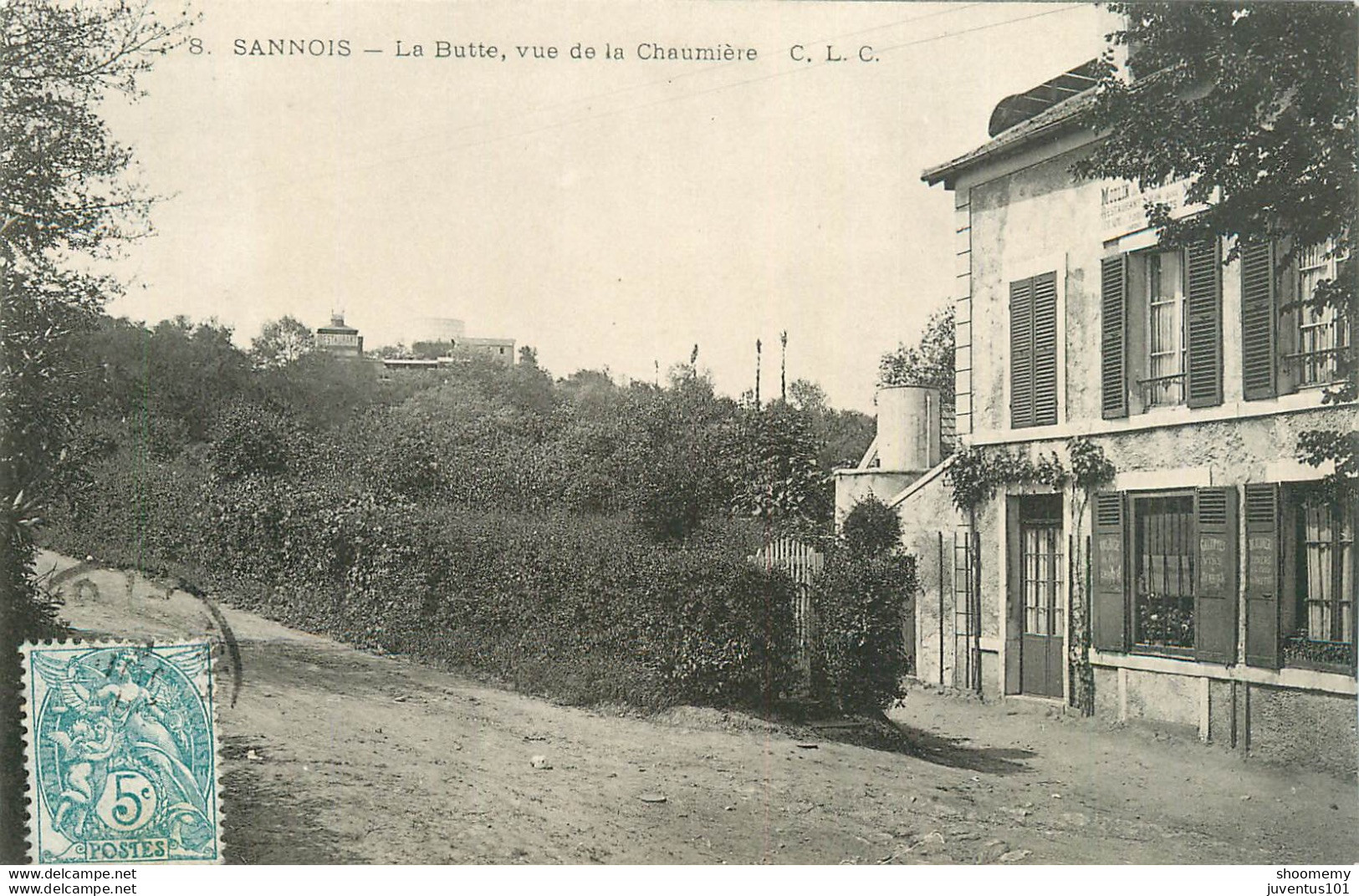 CPA Sannois-La Butte,vue De La Chaumière-8-Timbre   L1777 - Sannois