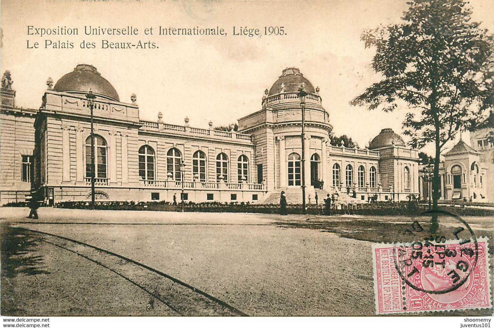 CPA Exposition Universelle Et Internationale Liège-Le Palais Des Beaux Arts-Timbre       L1778 - Liege