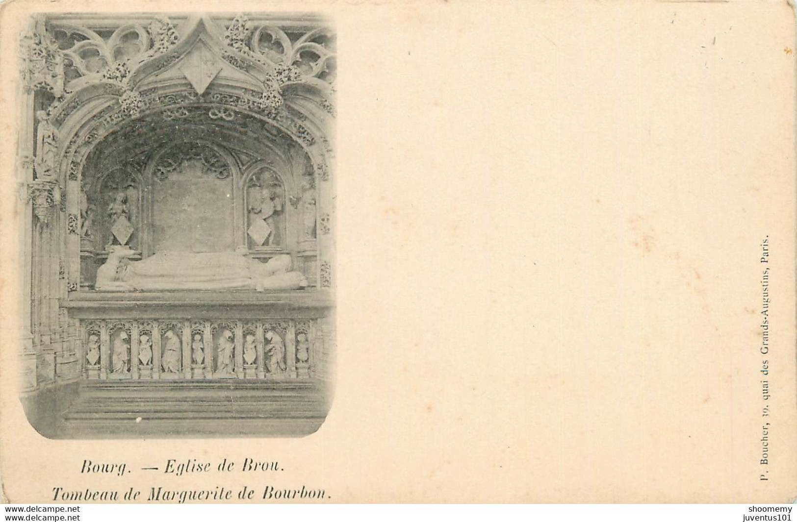 CPA Bourg-Eglise De Brou-Tombeau De Marguerite De Bourbon      L1770 - Brou - Iglesia