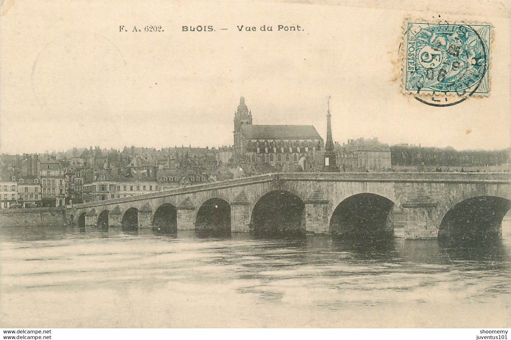 CPA Blois-Vue Du Pont-Timbre      L1770 - Blois