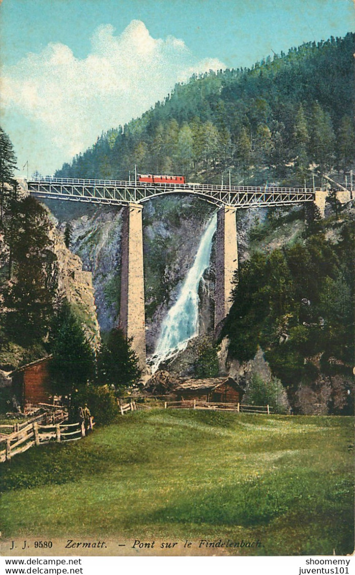 CPA Zermatt-Pont Sur Le Findelenbach      L2038 - Zermatt