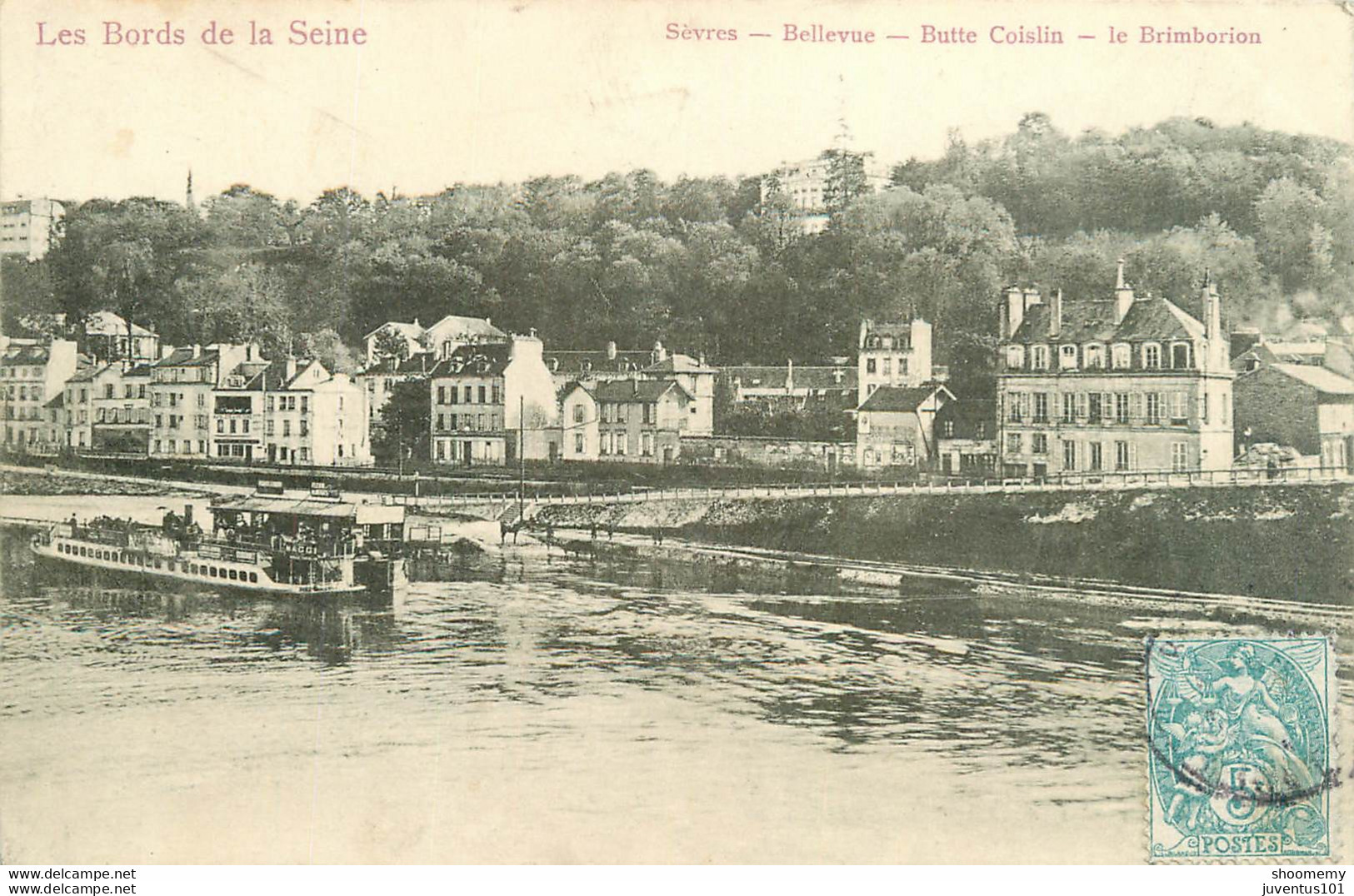 CPA Les Bords De La Seine-Sèvres-Bellevue-Butte Coislin-Le Brimborion-Timbre     L1993 - Sevres