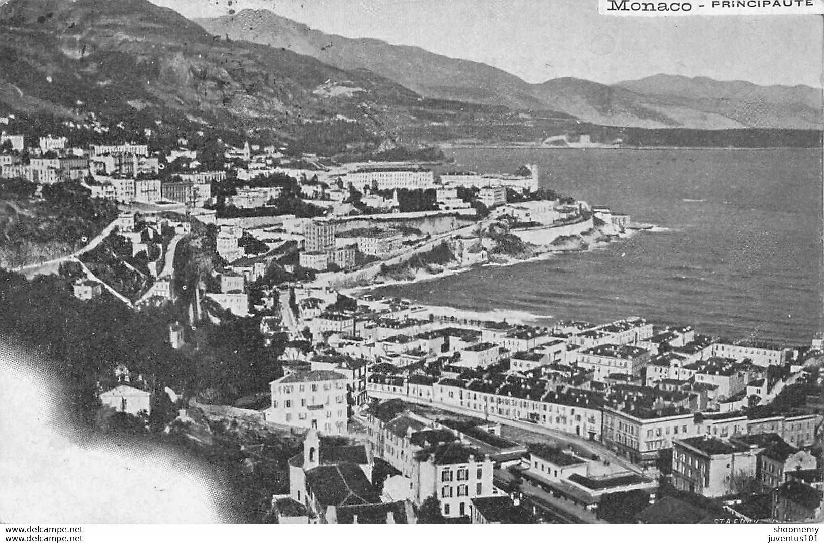 CPA Monaco-Timbre     L1978 - Panoramic Views