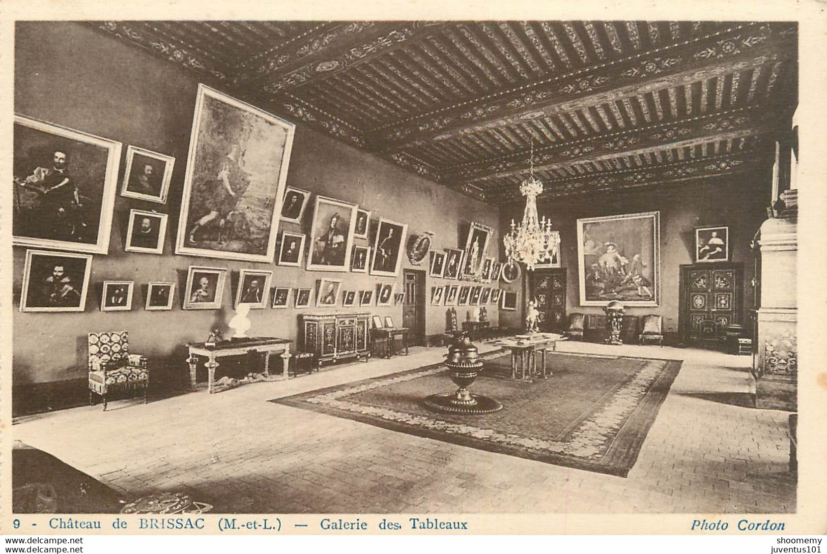 CPA Château De Brissac-Galerie Des Tabbleaux   L1962 - Autres & Non Classés