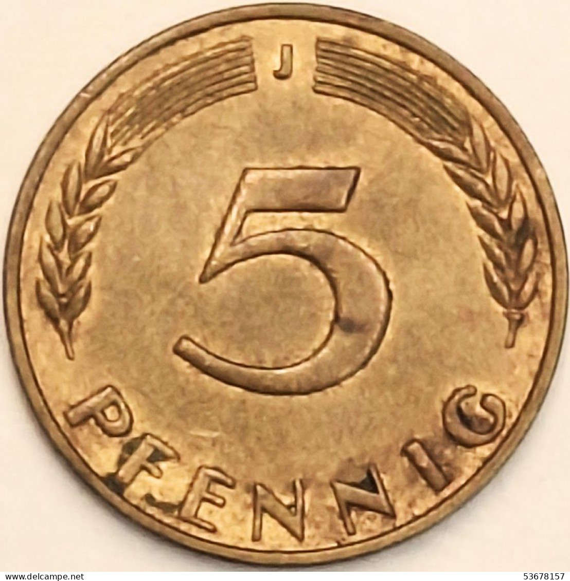 Germany Federal Republic - 5 Pfennig 1969 J, KM# 107 (#4566) - 5 Pfennig