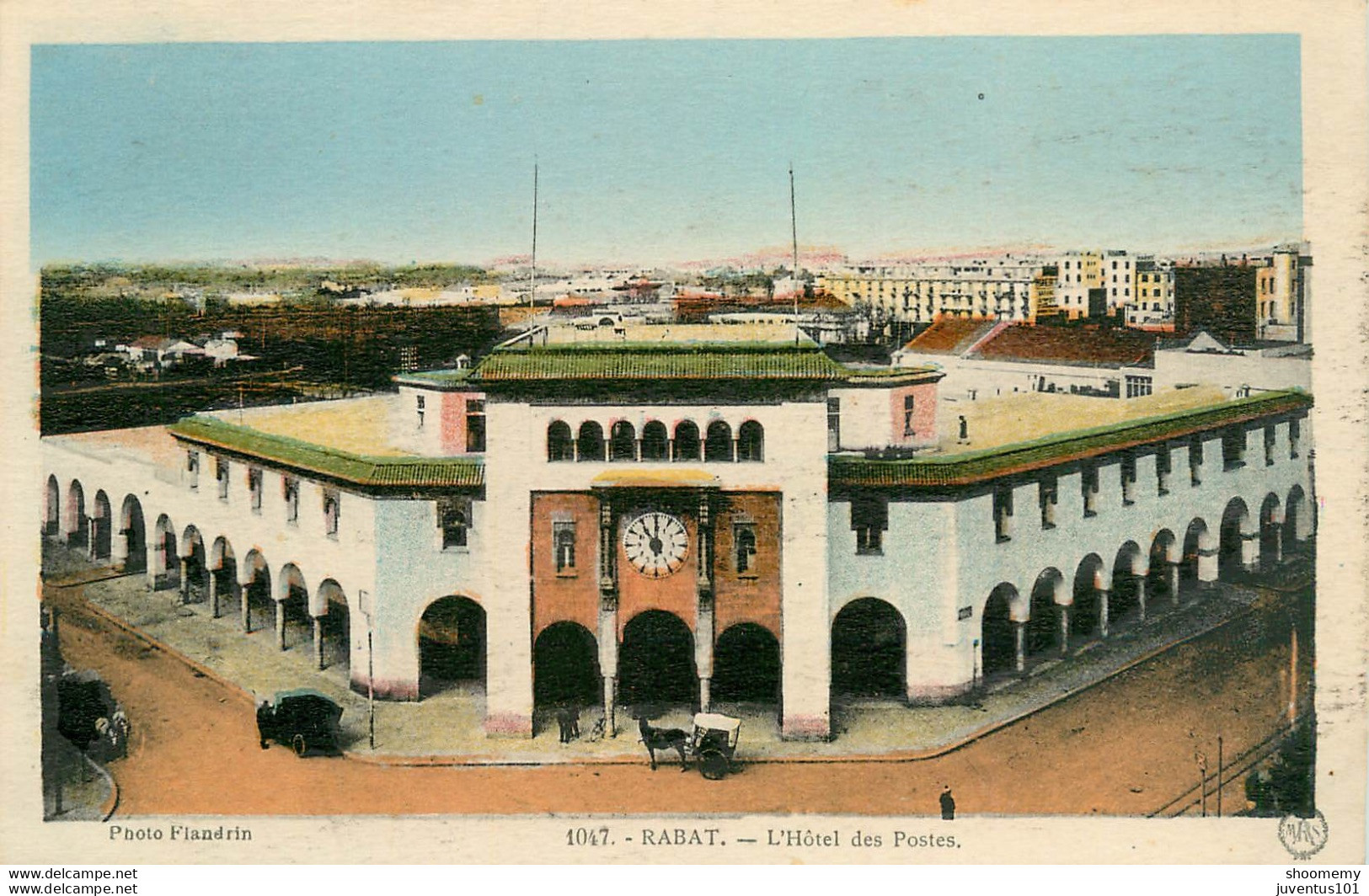 CPA Rabat-L'hôtel Des Postes-1047       L1947 - Rabat