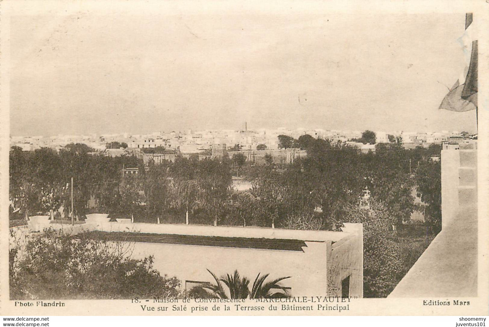 CPA Salé-Maison De Convalescence Marechale Lyautey-Vue Sur Salé Prise De La Terrasse Du Bâtiment Principal       L1947 - Sonstige & Ohne Zuordnung