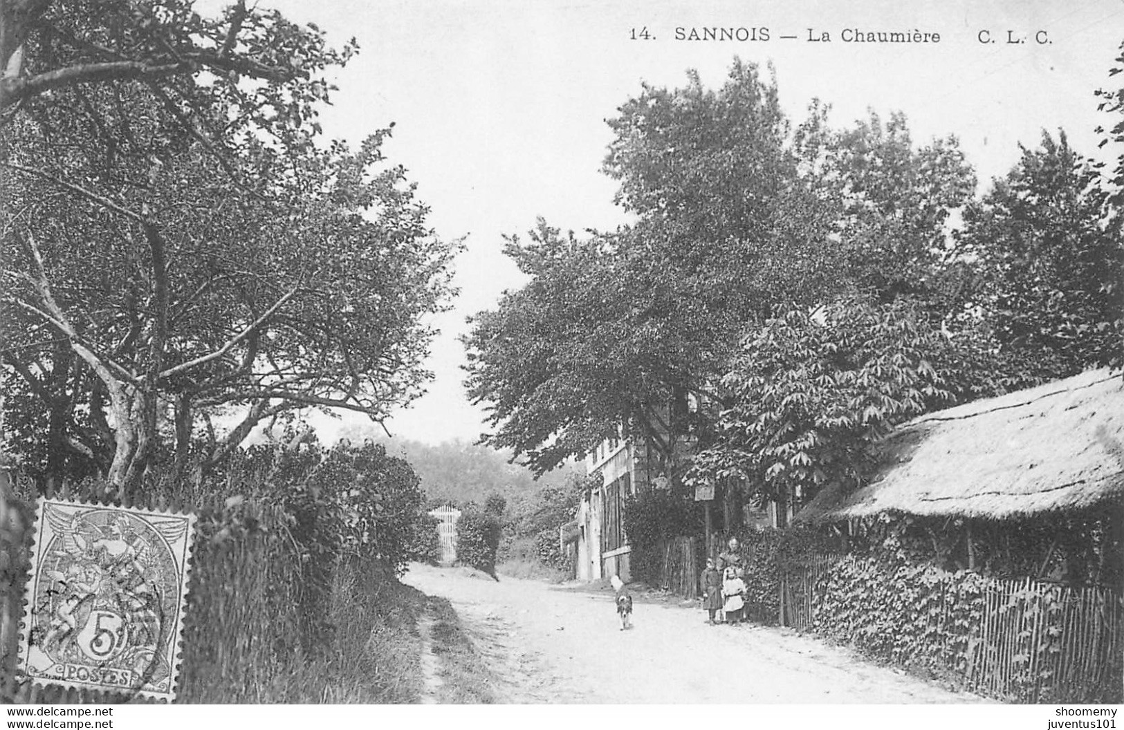 CPA Sannois-La Chaumière-14-Timbre      L1946 - Sannois