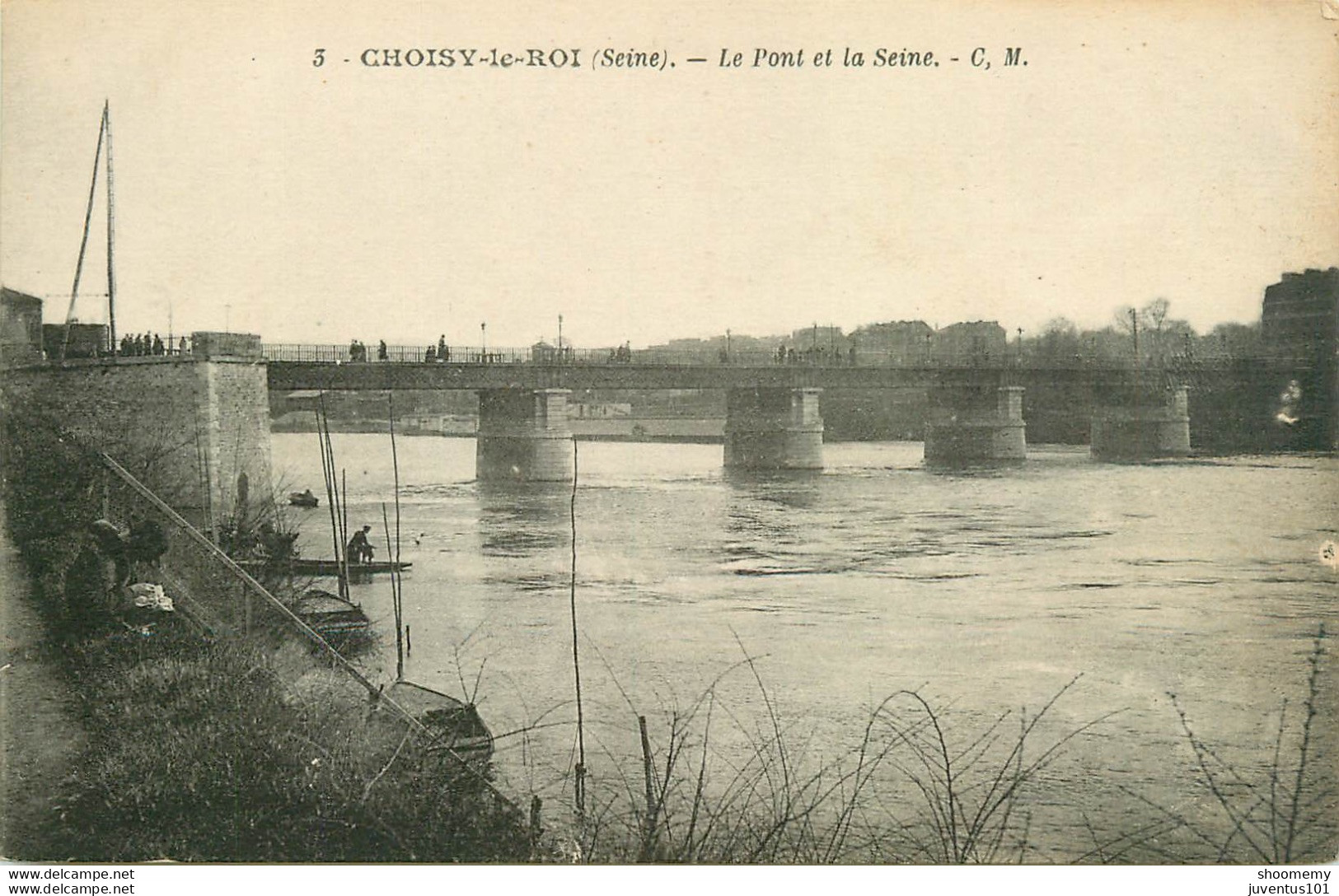 CPA Choisy Le Roi-Le Pont Et La Seine-3         L1939 - Choisy Le Roi